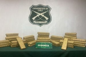 Carabineros incauta más de 40 kilos de droga en fiscalización en Los Vilos